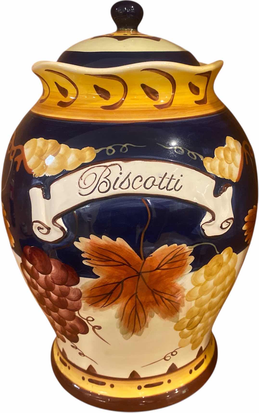 Photo 1 of CERAMIC BISCOTTI JAR H12”
