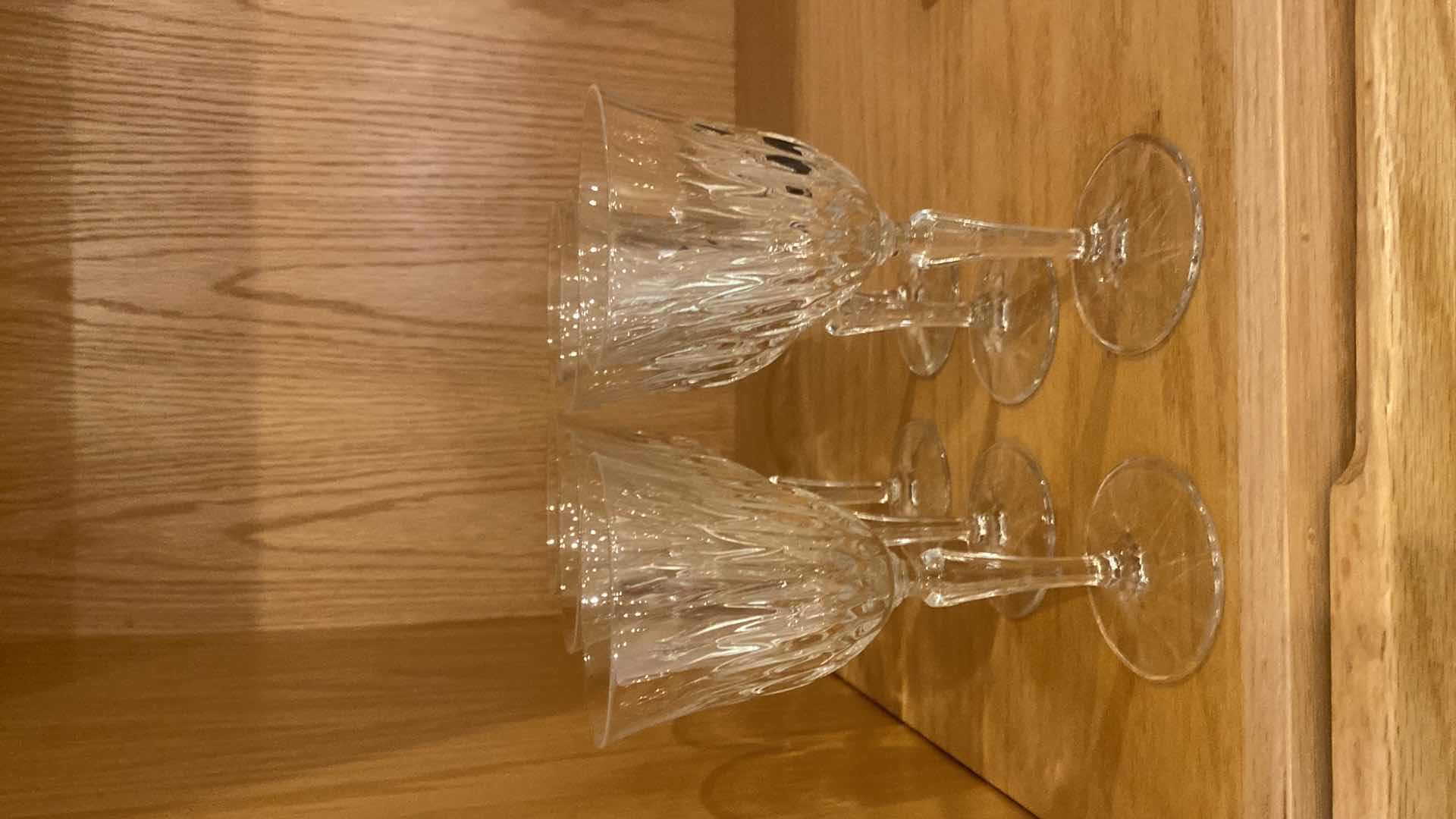 Photo 1 of 6-CRYSTAL WINE GLASSES
