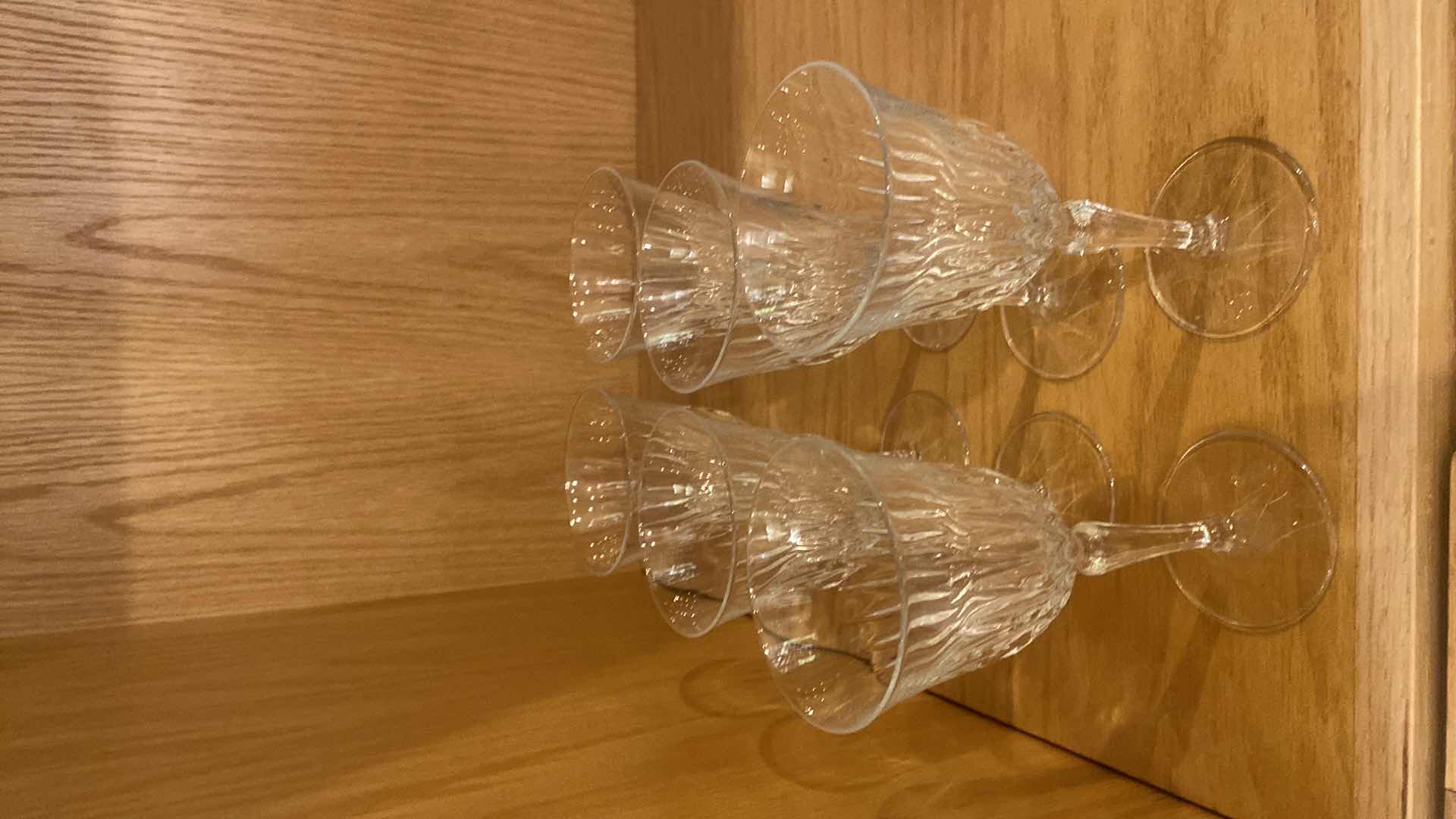 Photo 1 of 6-CRYSTAL WINE GLASSES