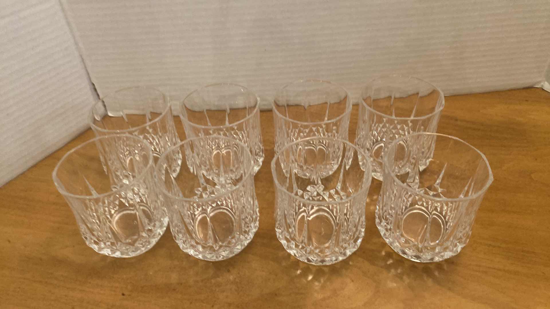 Photo 1 of 8-LONGCHAMPS CRYSTAL OLD FASHIONED GLASSES