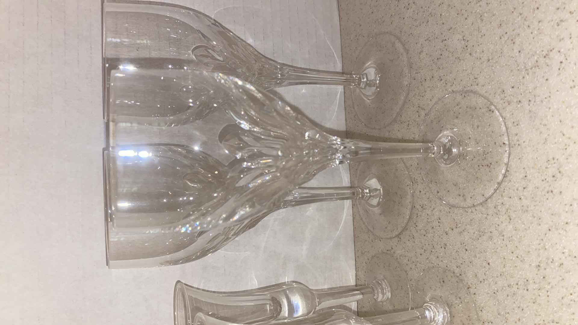 Photo 1 of 8-CORDIAL GLASSES & 3 CRYSTAL WINE GLASSES
