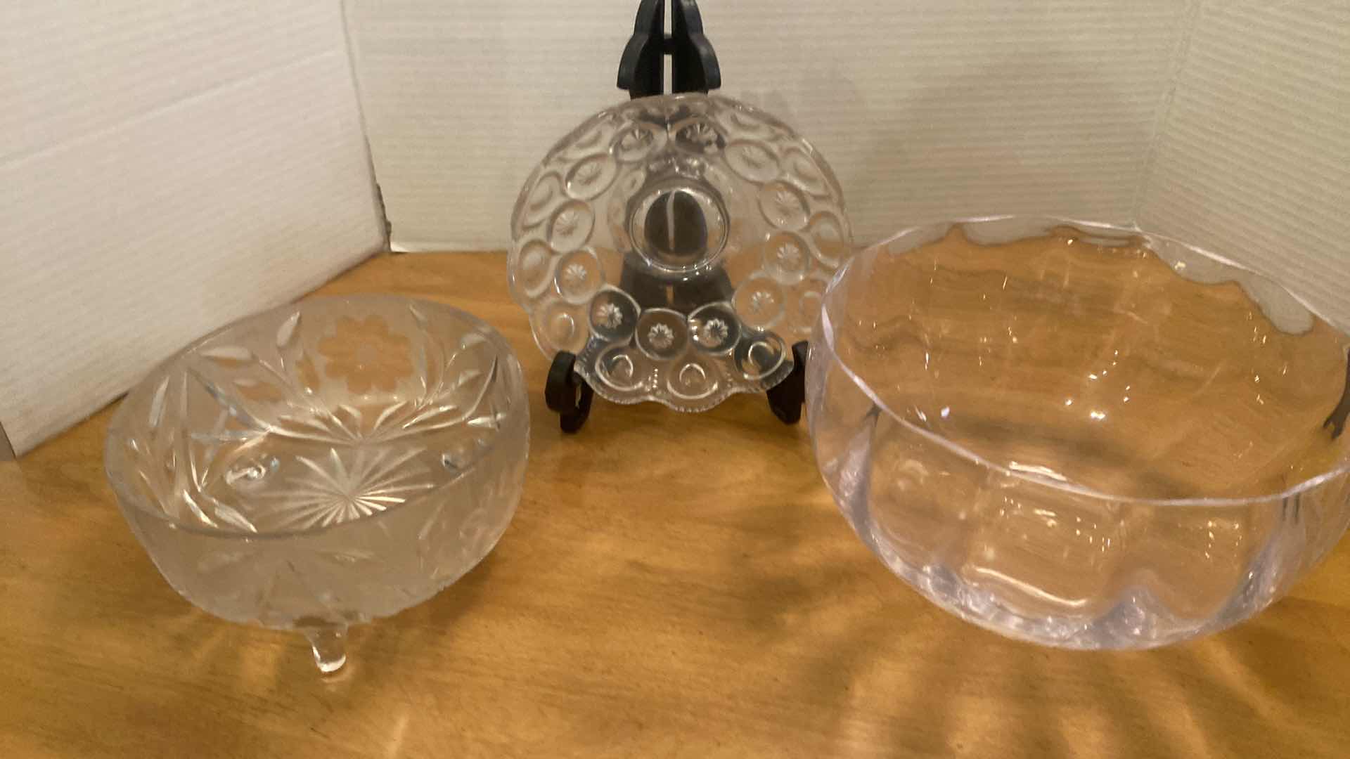 Photo 1 of 3-GLASS SERVE WARE