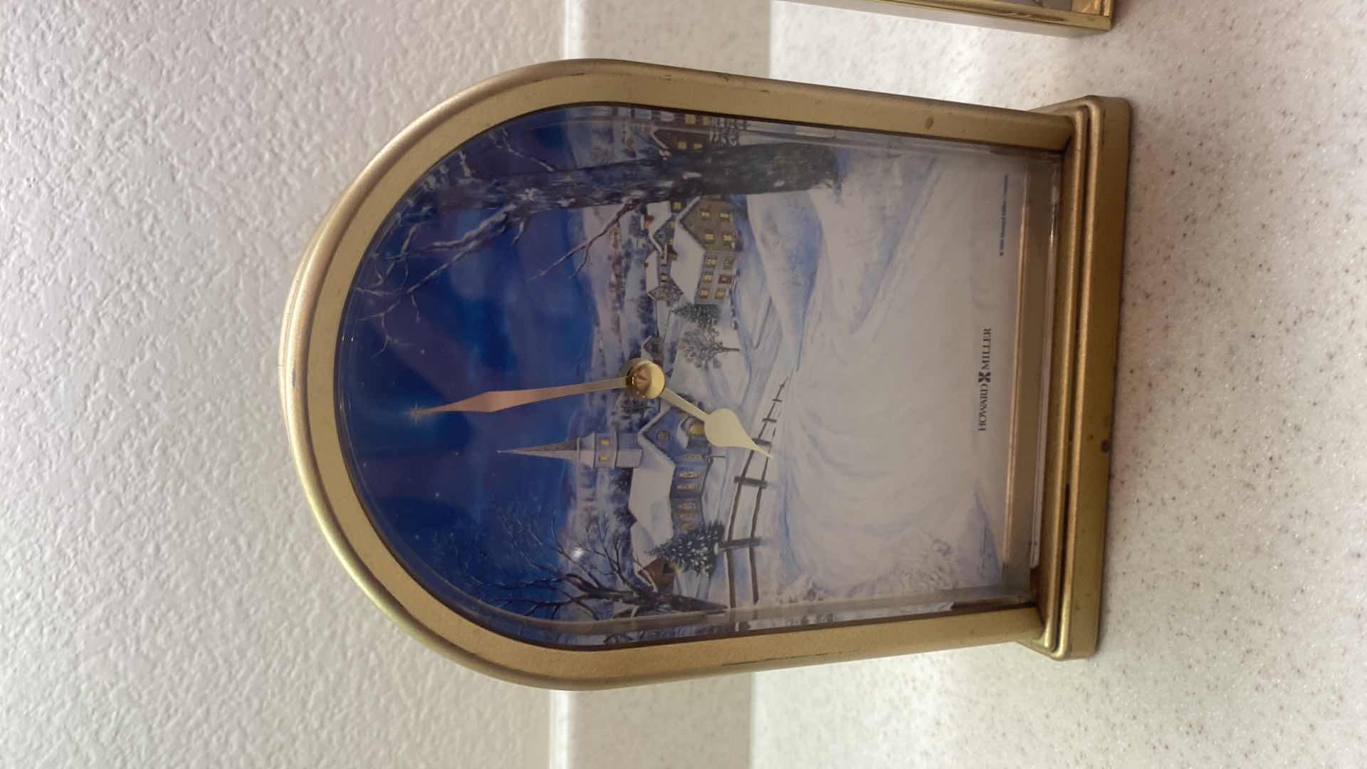 Photo 1 of HOWARD MILLER WINTER CLOCK & BULOVA CLOCK