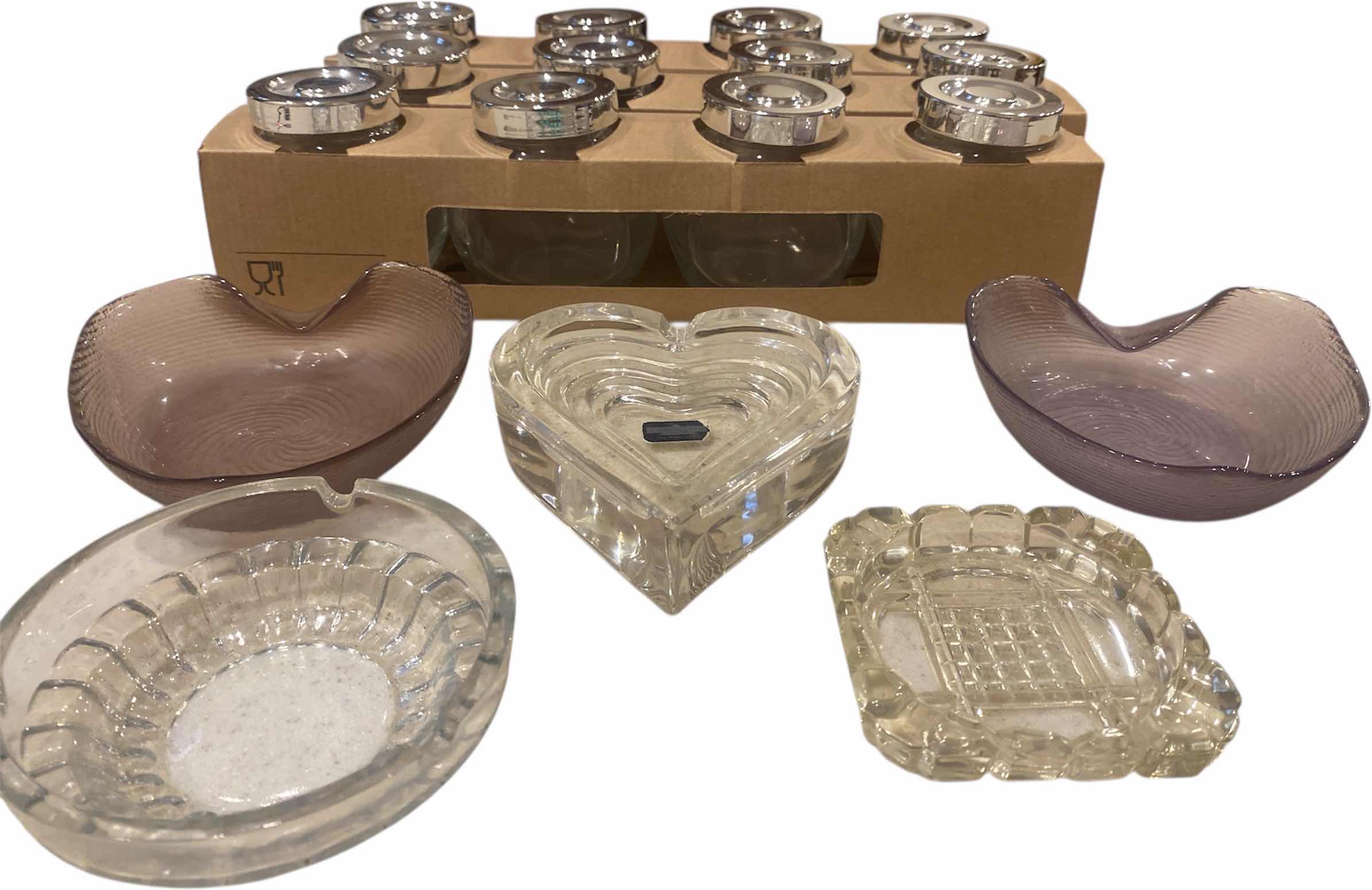 Photo 1 of 12 NEW SMALL JARS FROM IKEA & 5 ASHTRAYS