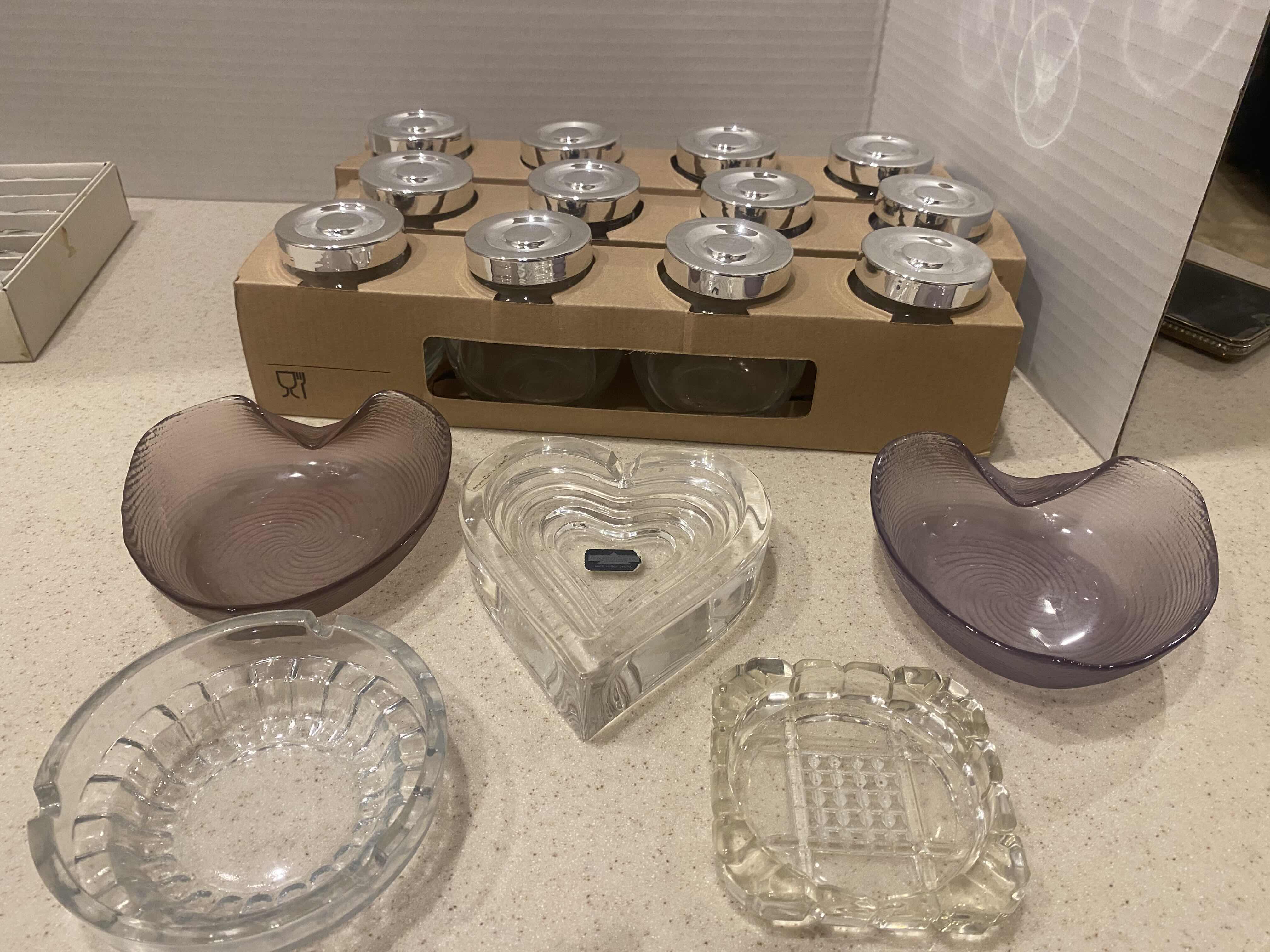 Photo 1 of 12 NEW SMALL JARS FROM IKEA & 5 ASHTRAYS