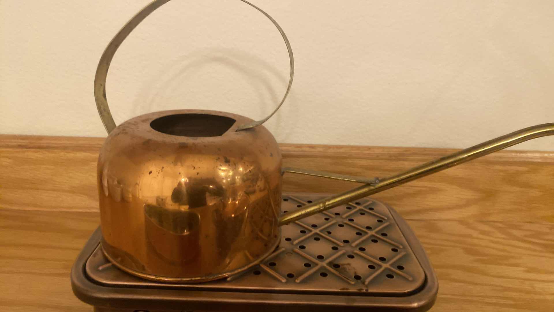 Photo 1 of COPPER COOKWARE, CANDLE HOLDERS & WATERING CAN