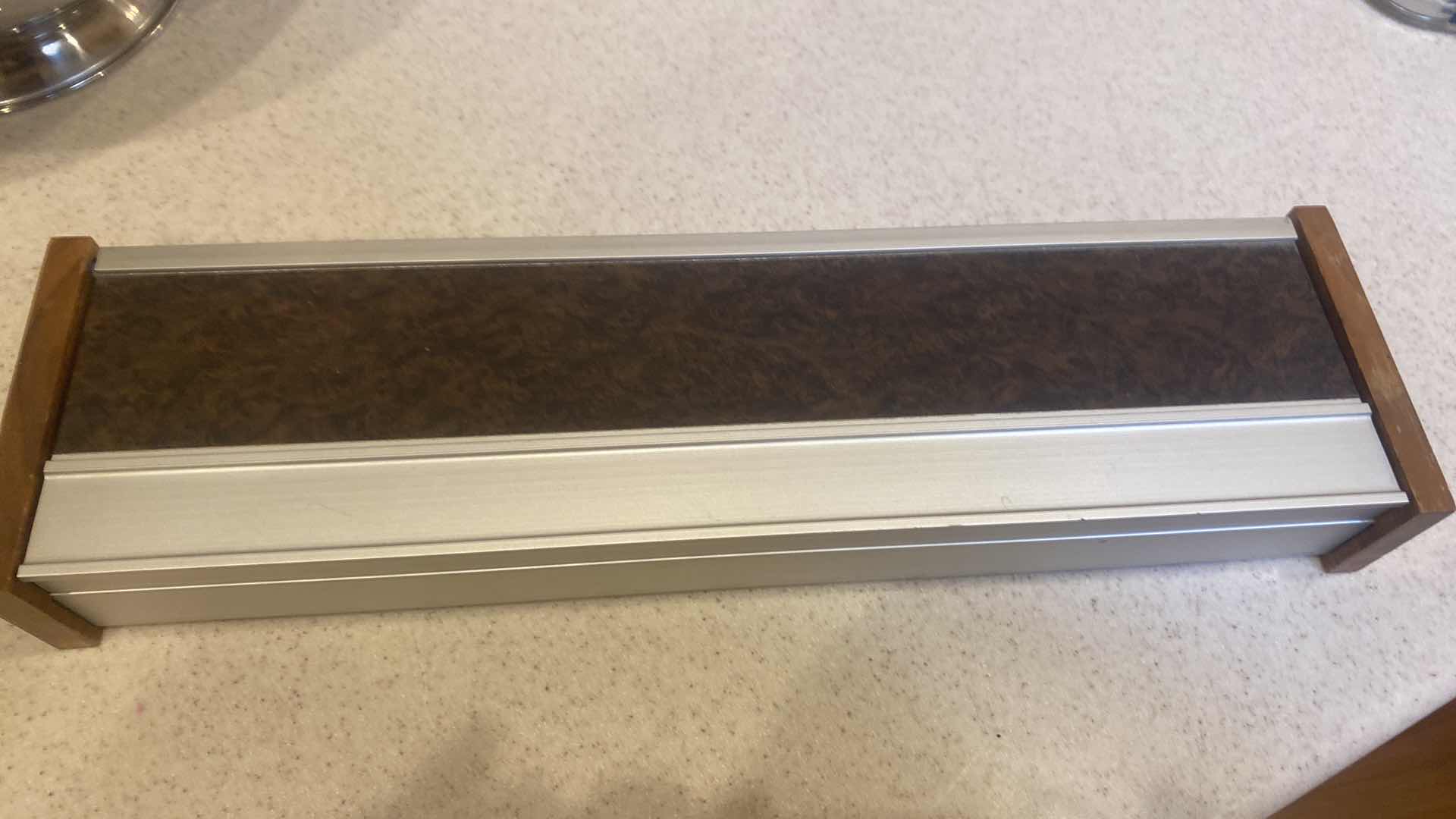 Photo 1 of CARVING KNIFE, WOOD SALAD BOWL & PLATTER