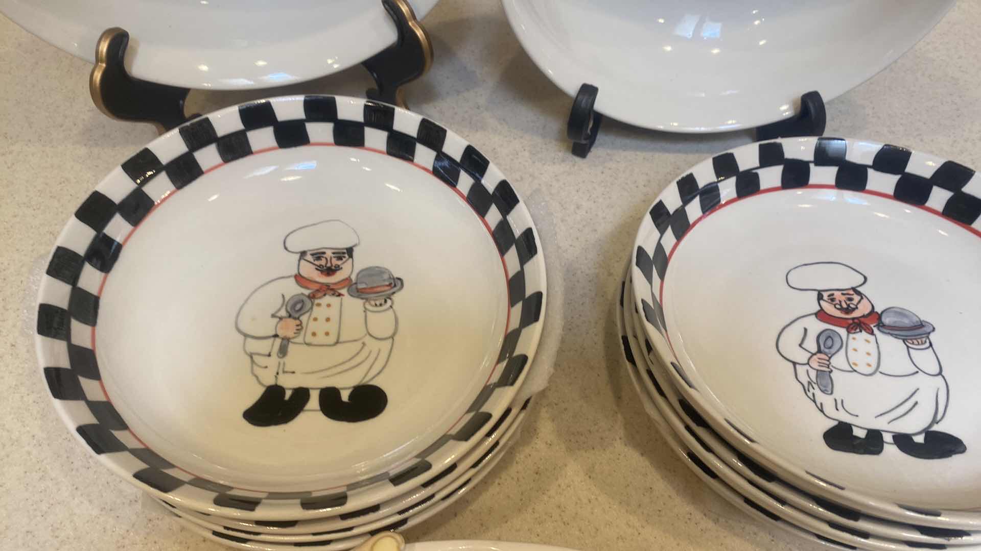 Photo 1 of EMERALL 11 PC CERAMIC PASTA SET