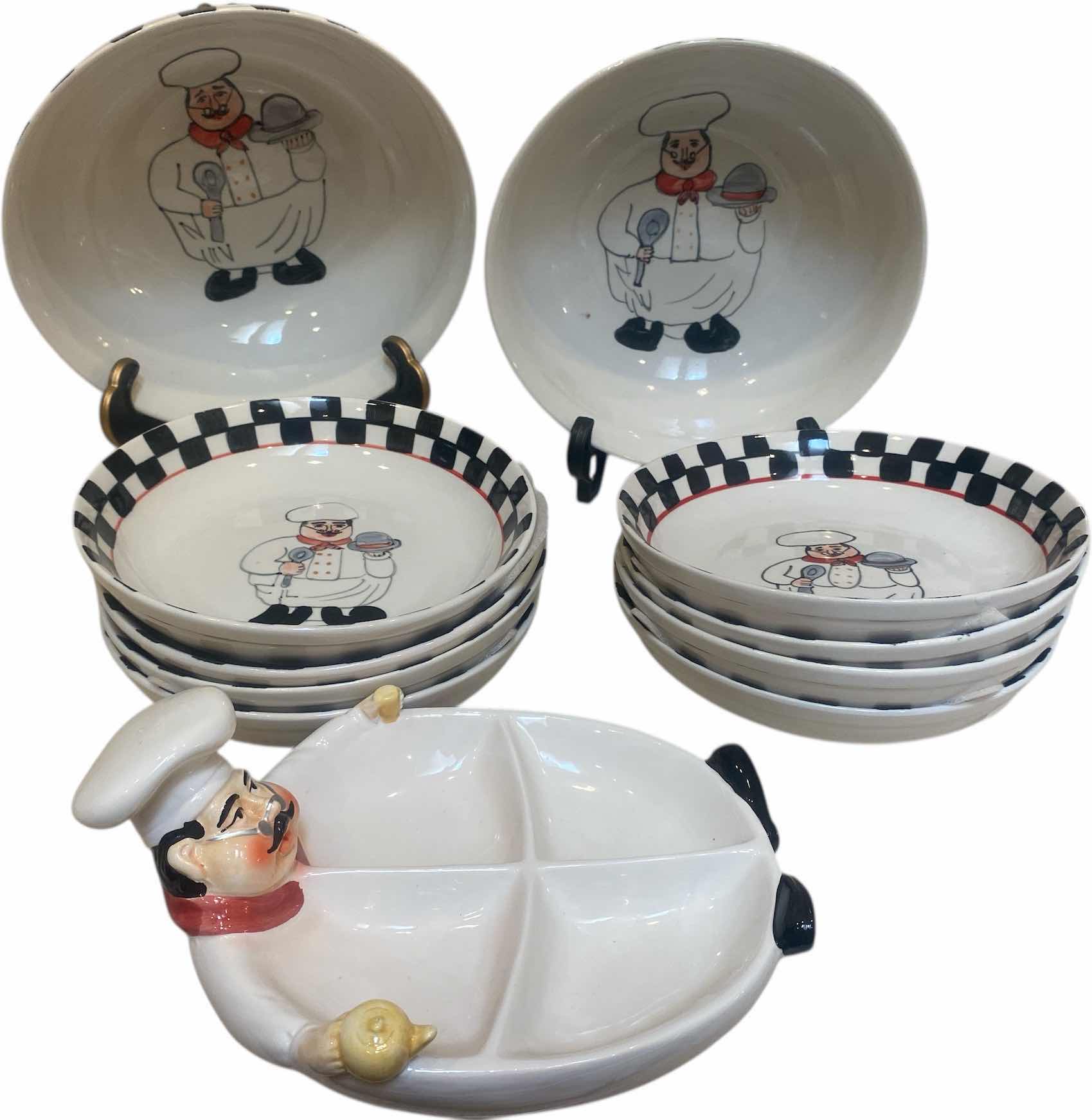 Photo 1 of EMERALL 11 PC CERAMIC PASTA SET