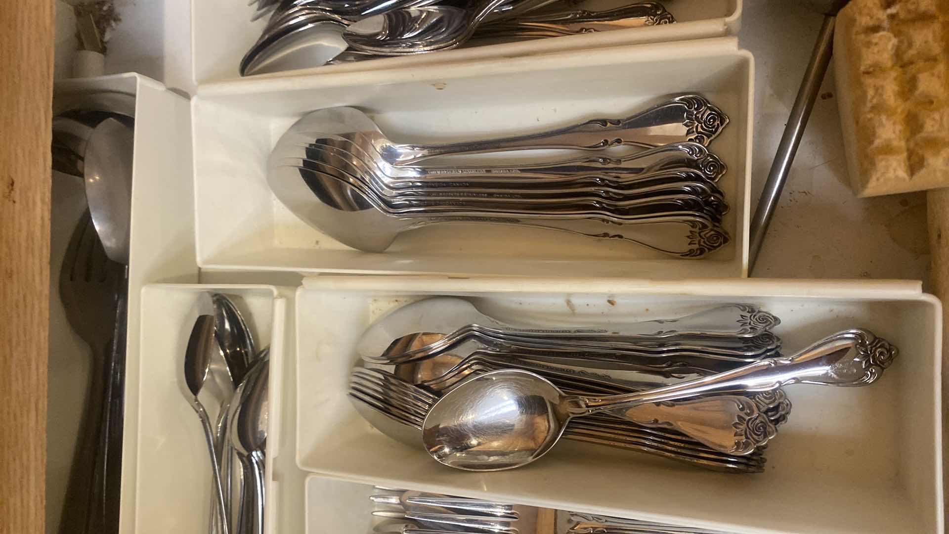 Photo 1 of CONTENTS OF DRAWER -SILVERWARE