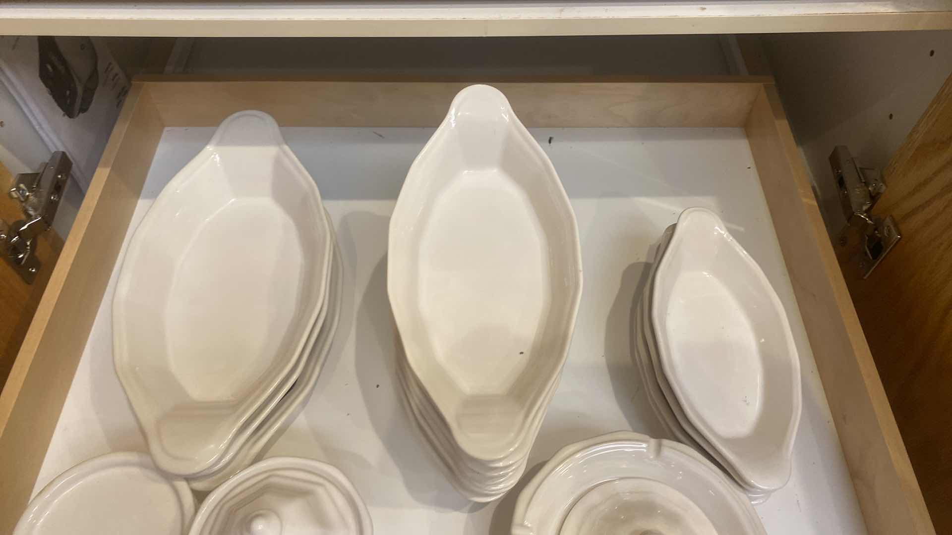 Photo 1 of CONTENTS OF CABINET-PFALTZGRAFF HERITAGE 24 PCS CASSEROLE DISHES ASHTRAYS COASTERS