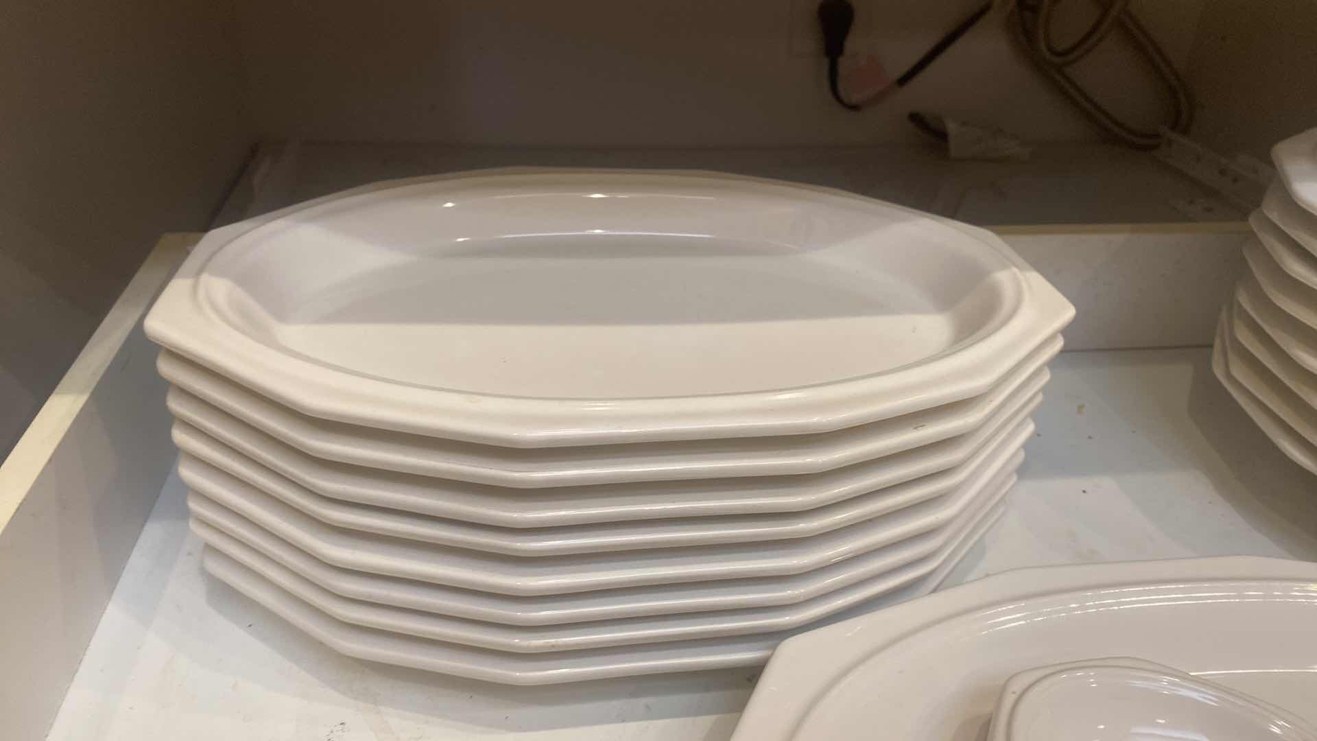 Photo 1 of CONTENTS OF CABINET-PFALTZGRAFF HERITAGE 22 PCS DINNERWARE PLATES, SOUP BOWLS& PLATERS