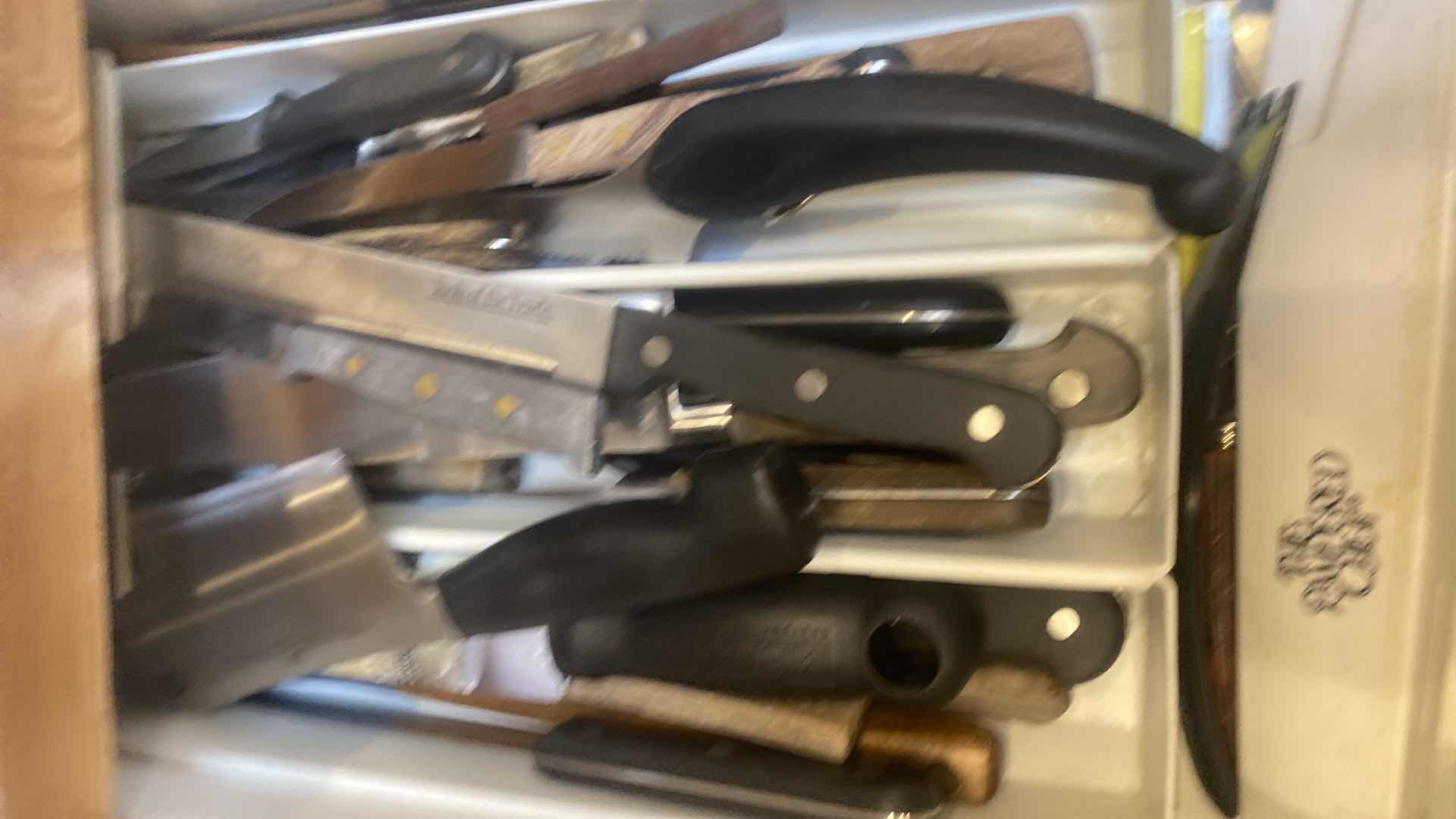 Photo 1 of CONTENTS OF CABINET-KNIFES