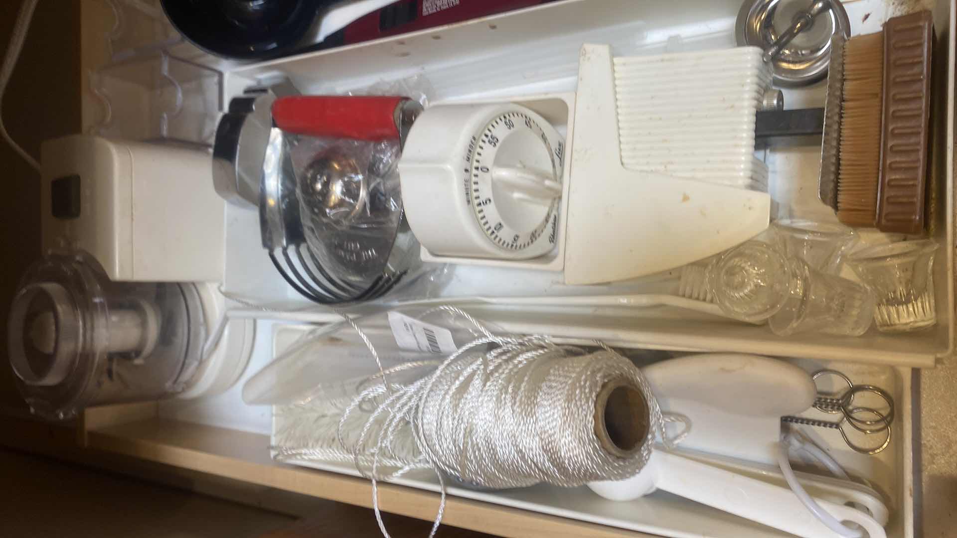 Photo 1 of CONTENTS OF CABINET-KITCHEN TOOLS