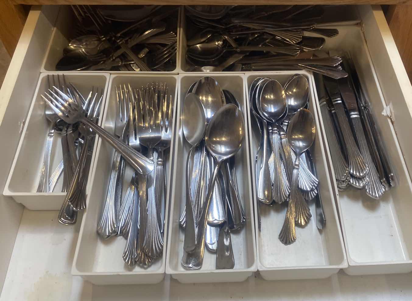 Photo 1 of CONTENTS OF CABINET-SILVERWARE