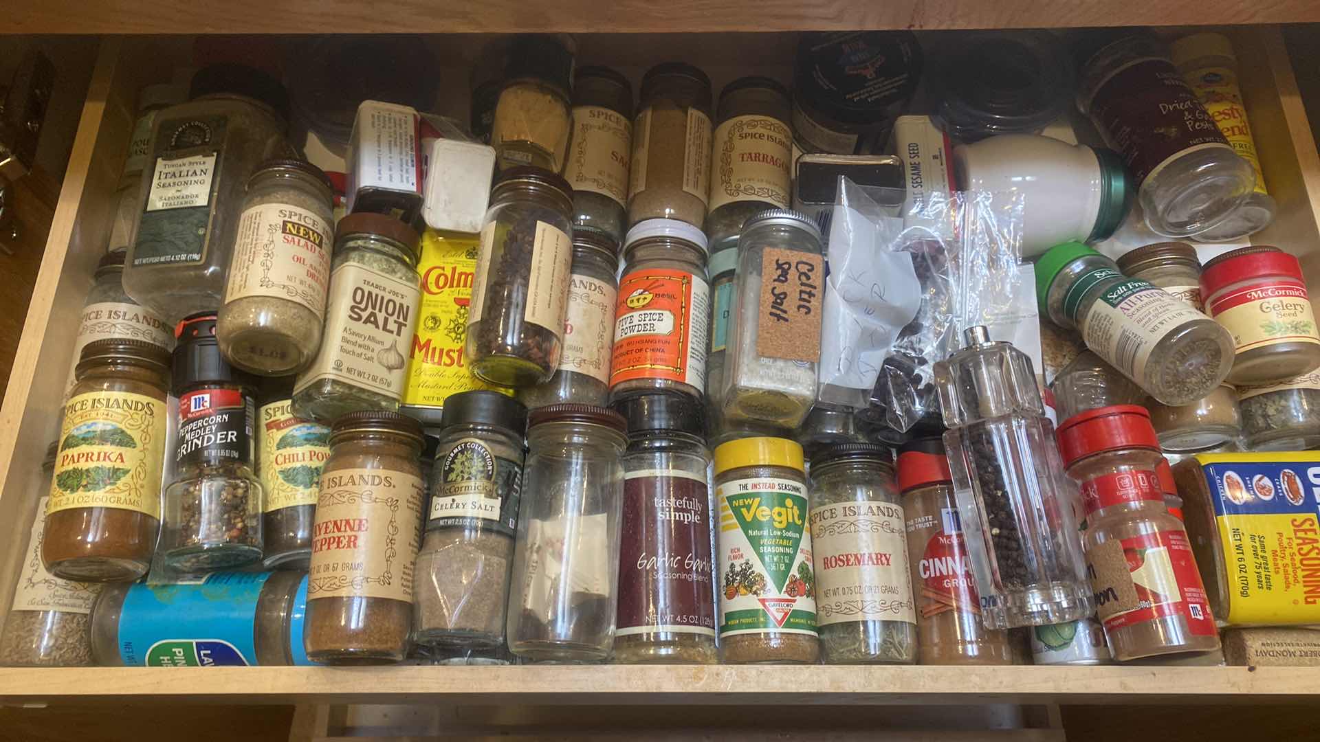 Photo 1 of CONTENTS OF CABINET SPICES
