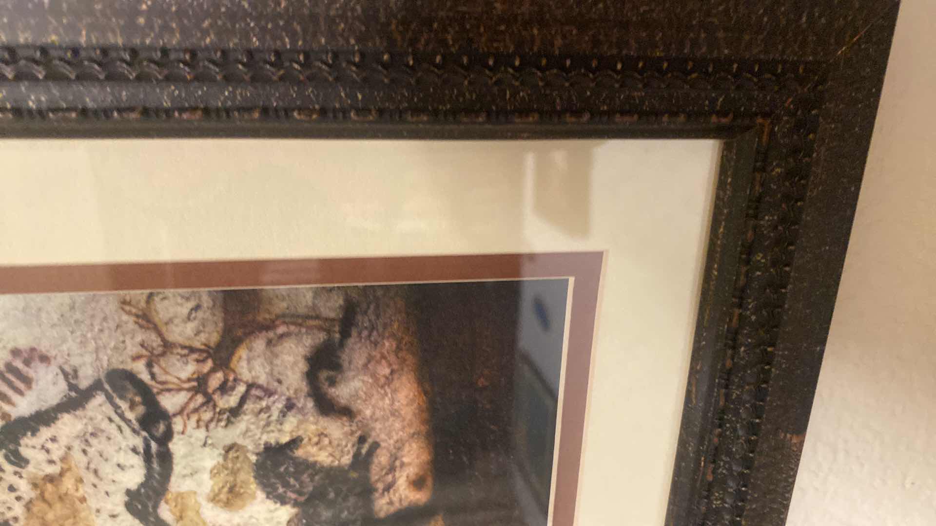 Photo 1 of FRAMED “LASCAUX CAVE PAINTING PRINT 15” x 13”