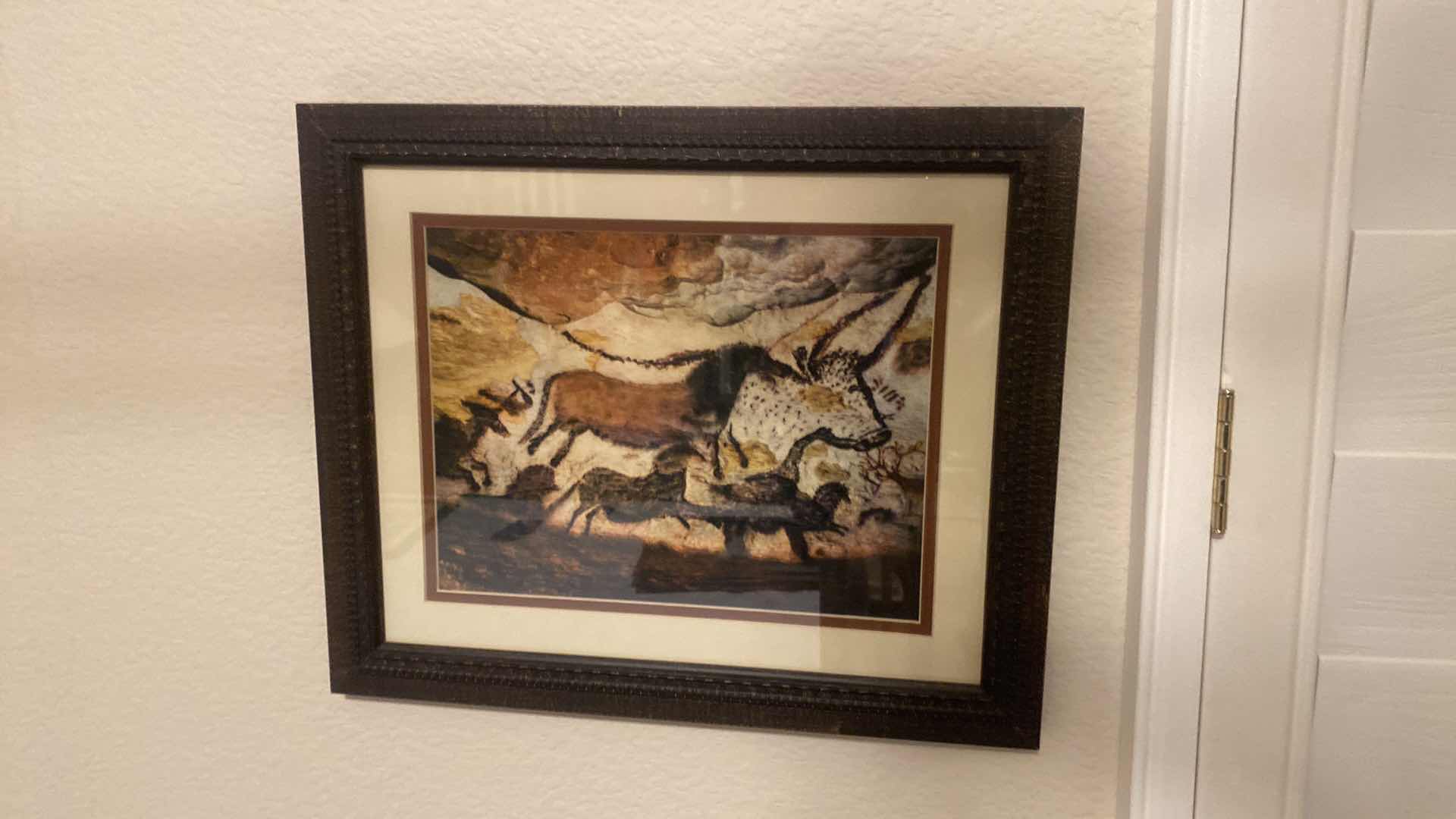 Photo 1 of FRAMED “LASCAUX CAVE PAINTING PRINT 15” x 13”