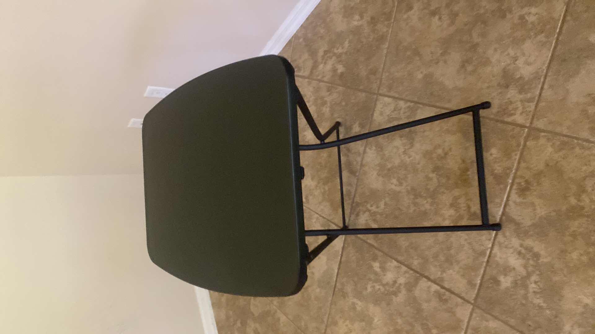 Photo 1 of 3-FOLDING TABLES ADJUSTABLE HEIGHT 25” x 18”