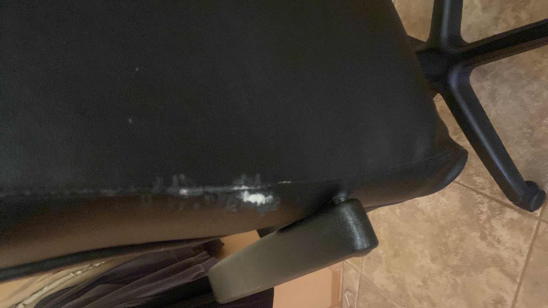 Photo 1 of BLACK OFFICE CHAIR WITH WHEELS