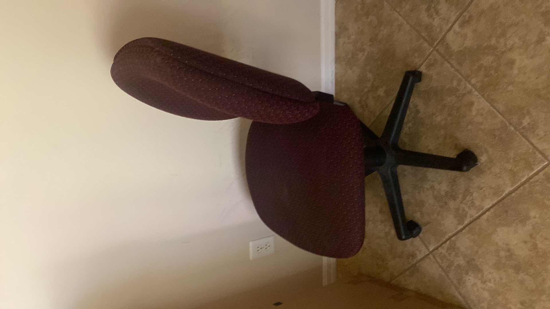 Photo 1 of DESK CHAIR WITH WHEELS