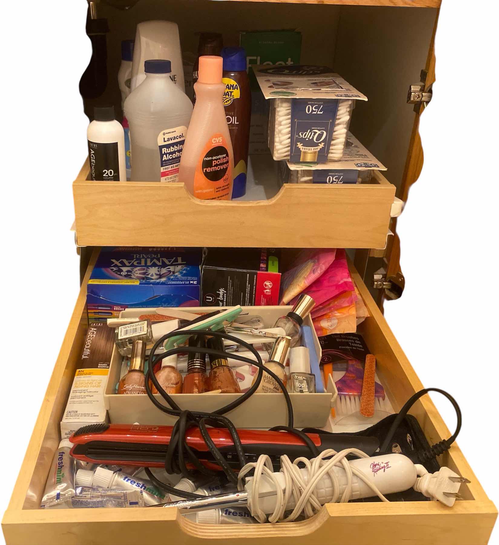 Photo 1 of CONTENTS IN CABINET - PERSONAL CARE