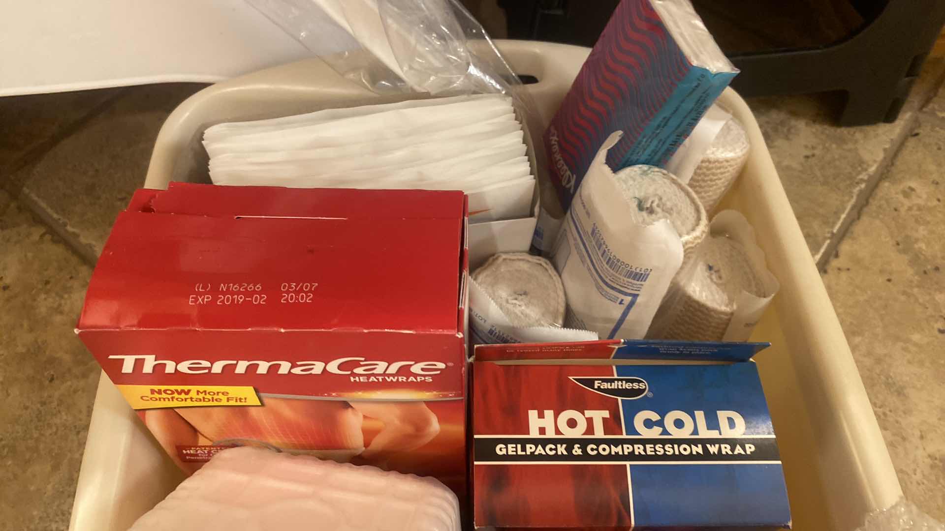 Photo 1 of 2-STEP STOOLS, KLEENEX & FIRST AID SUPPLIES