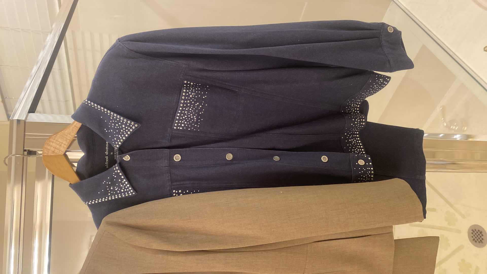 Photo 1 of 3-WOMENS SIZE 16 SUITS LIZ CLAIBORNE, SUIT STUDIO & ALFRED DUNNER