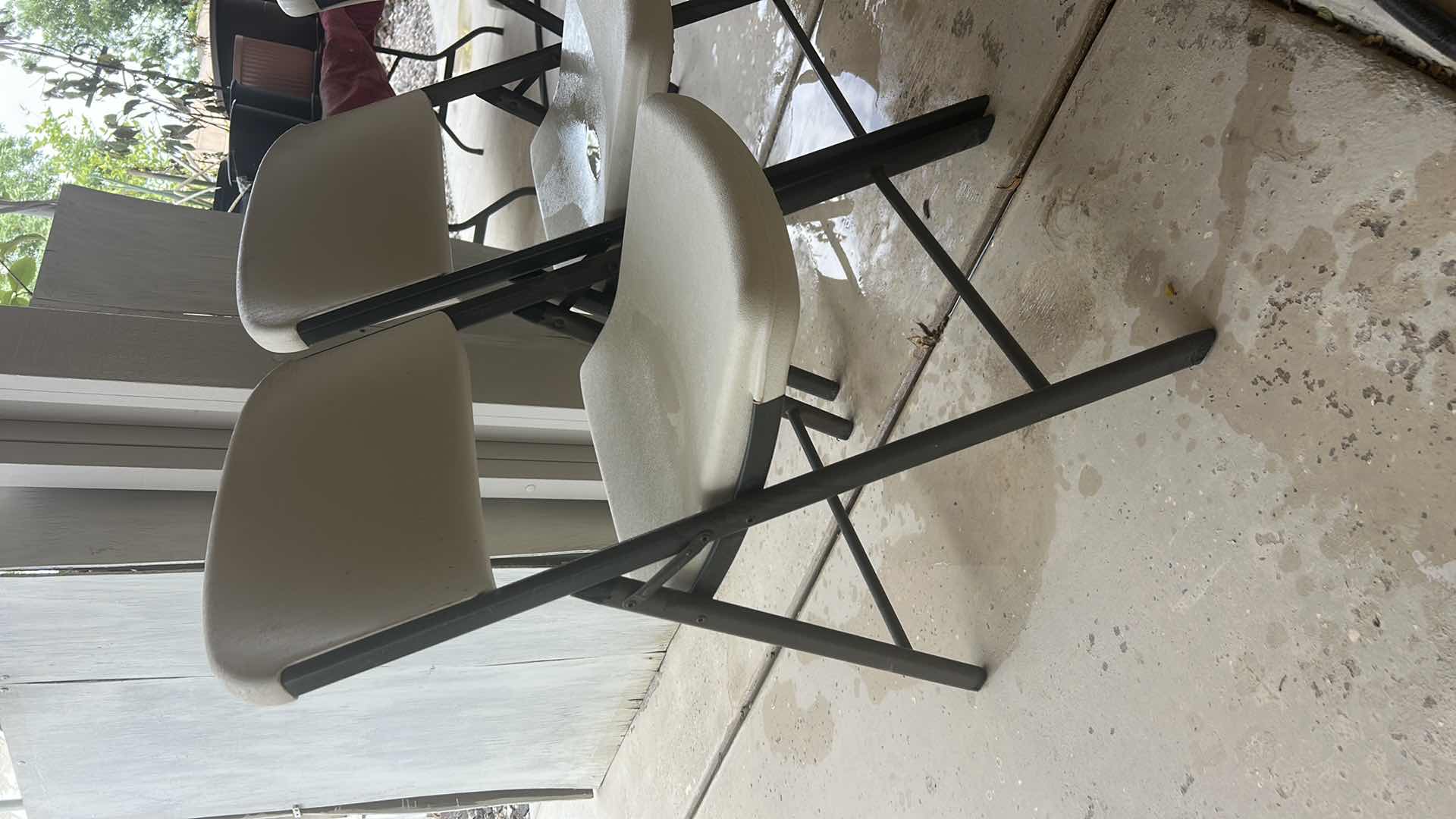 Photo 1 of TWO LIFETIME FOLDING CHAIRS