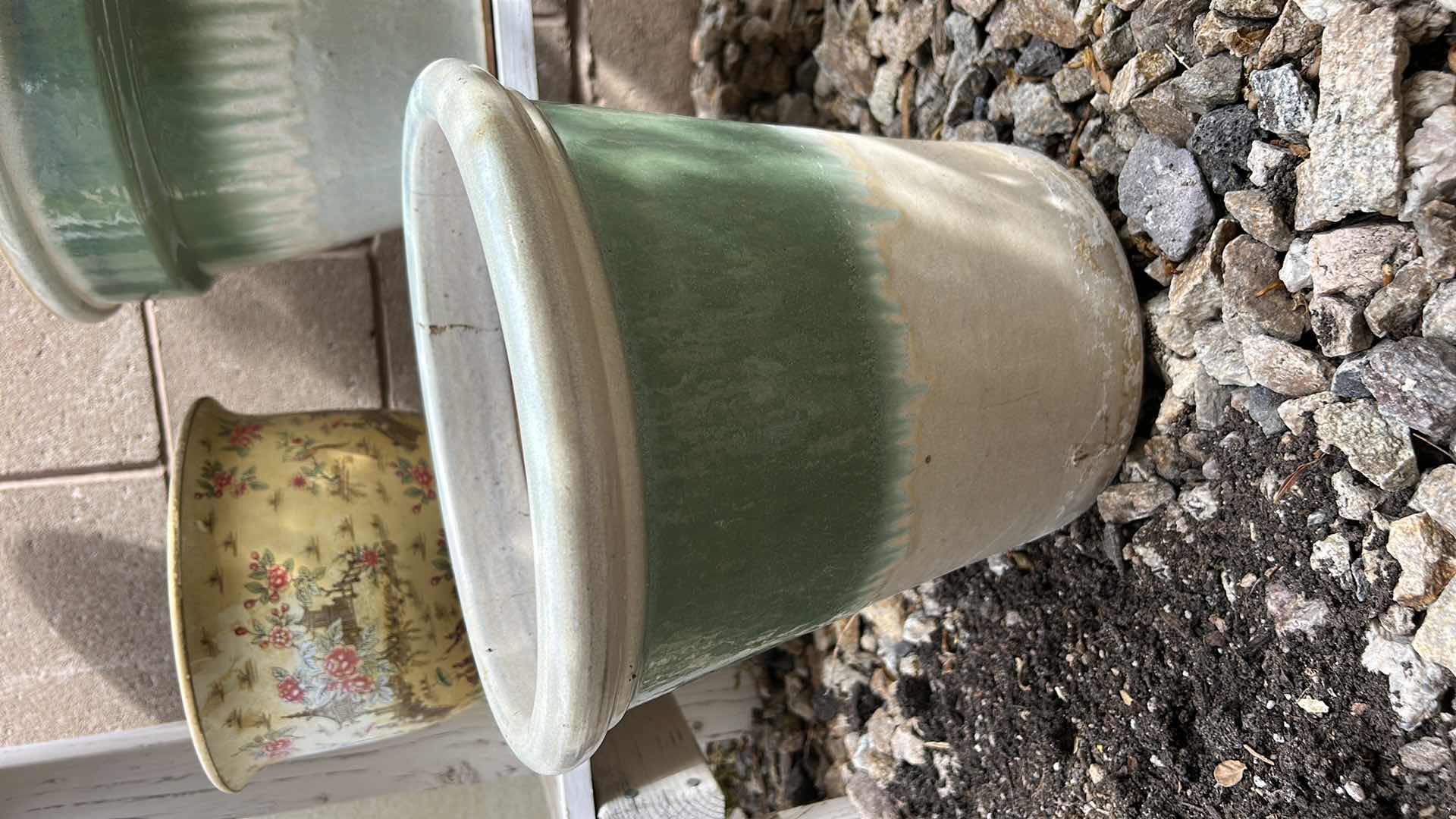 Photo 1 of FIVE CERAMIC POTS