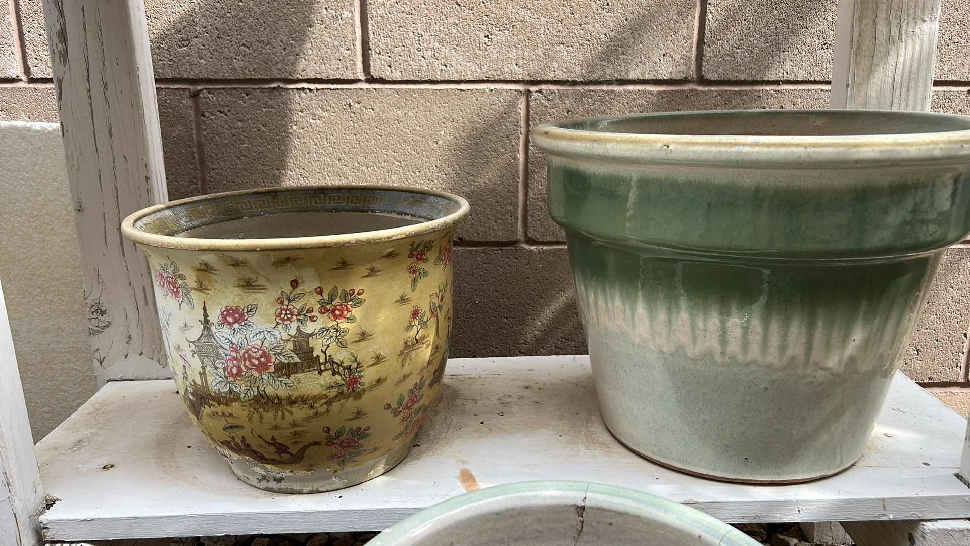 Photo 1 of FIVE CERAMIC POTS