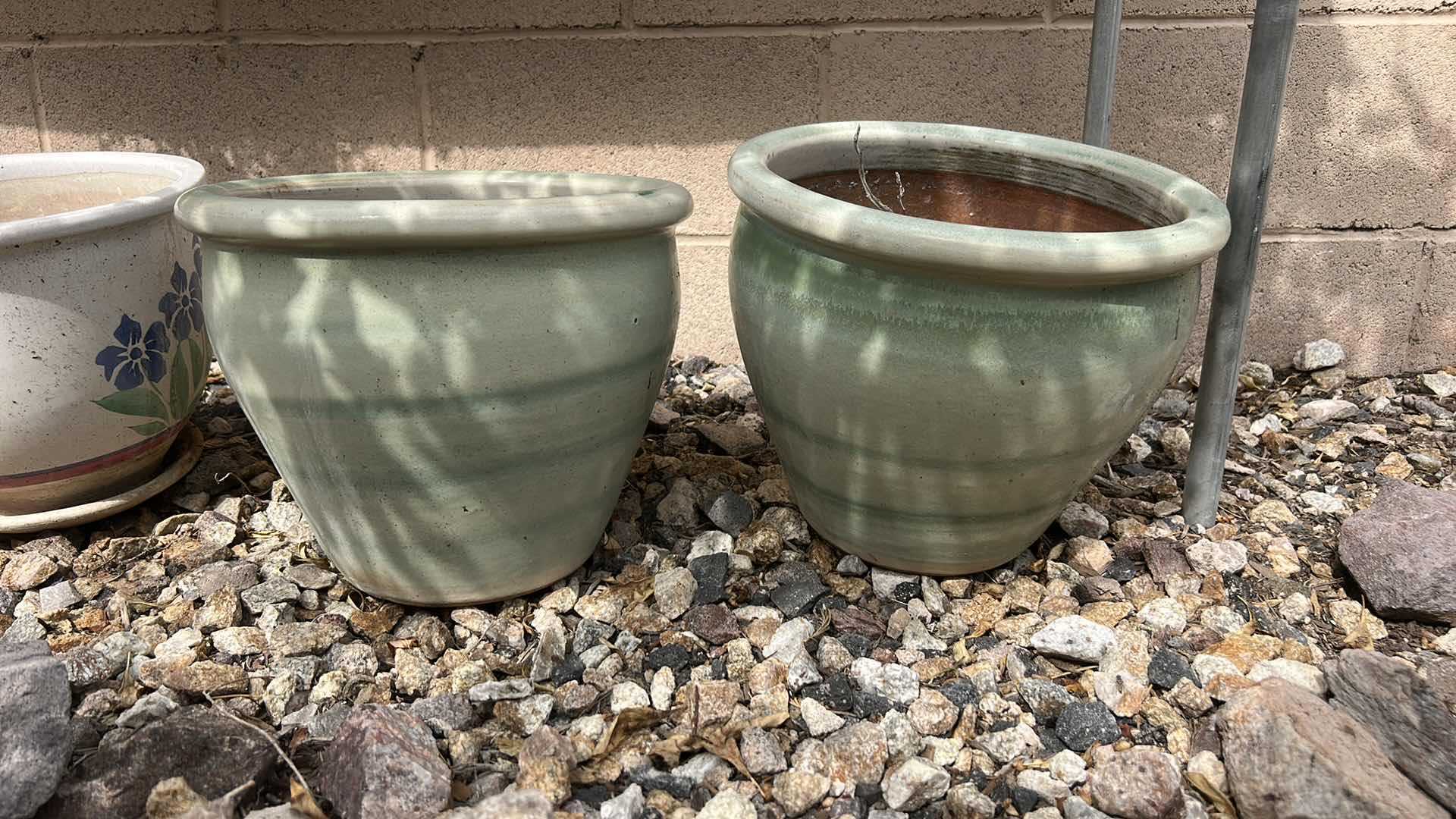 Photo 1 of FOUR CERAMIC OUTDOOR POTS