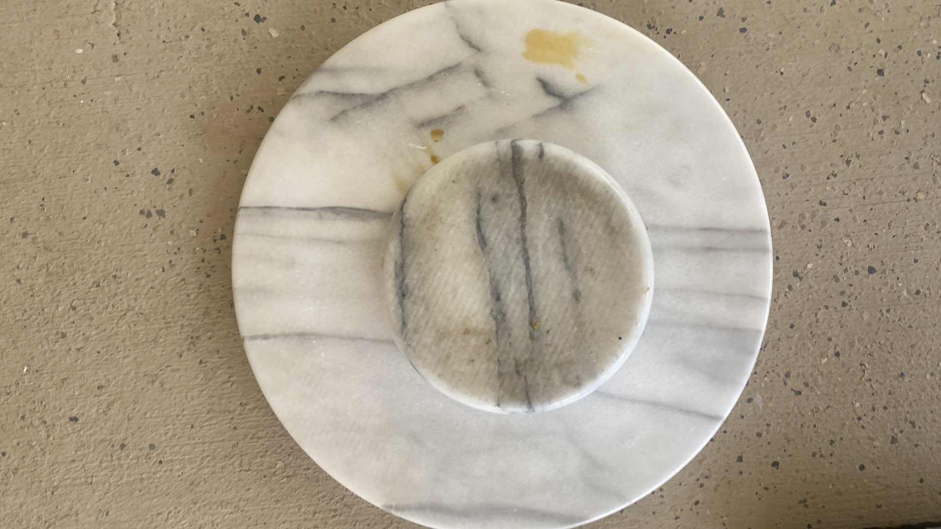 Photo 1 of 12” MARBLE LAZY SUSAN