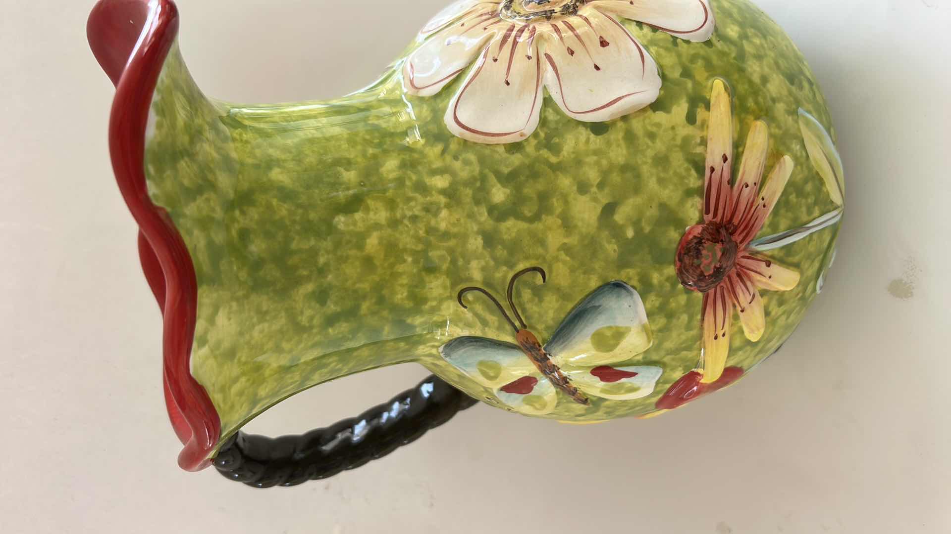 View 4 of FIELD OF FLOWERS PITCHER BY CYPRESS HOME $35 H10”