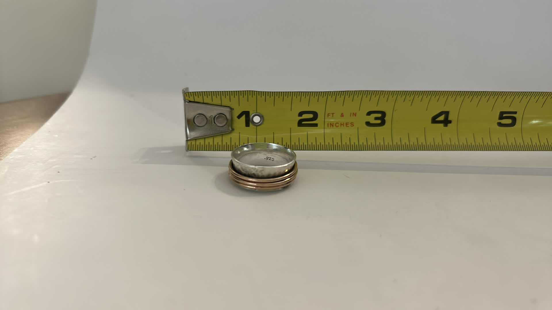 Photo 1 of MENS STERLING SILVER AND COPPER SIZE 10 RING