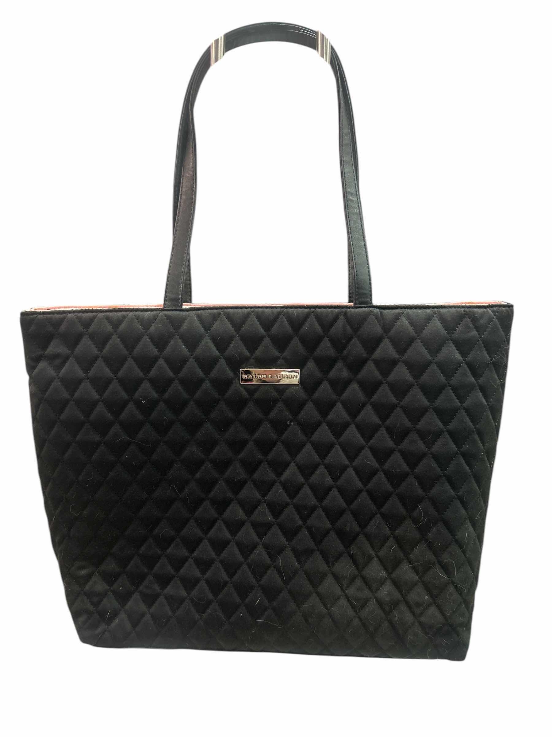 Photo 1 of RALPH LAUREN BLACK TOTE