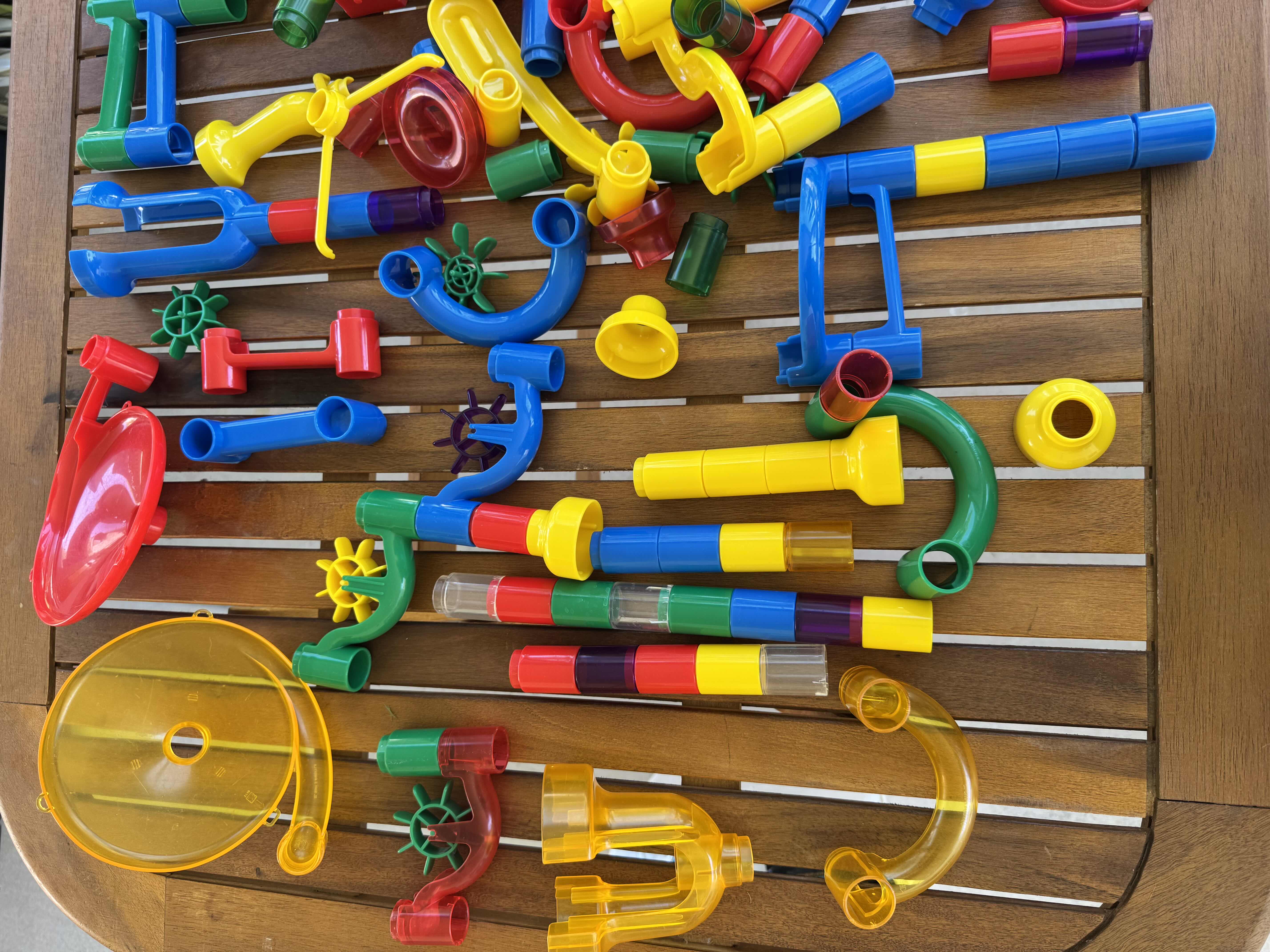 Photo 1 of BAG WITH MARBLE RUN ACTIVITY GAME, BUILD A MARBLE MAZE