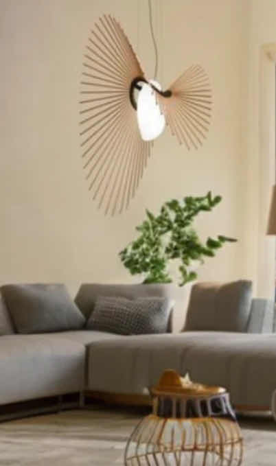 Photo 1 of NIB - REMY ARTISTIC GOLD MULTIPLE RODS WITH GLASS BALL PENDANT LIGHT 40cm x 70cm LL-1023-MF