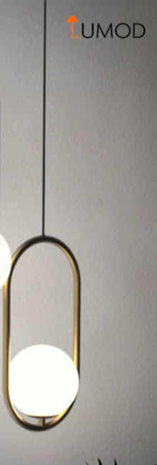 Photo 1 of NIB - SERGIO VINTAGE BRONZE GLASS BALL IN CIRCLE HANGING PENDANT LIGHT 20cm X 50cm, BALL 15cm LL-1048-MF