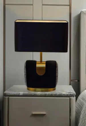 Photo 1 of NIB - HARPER UNIQUE LUXURY BLACK TABLE LAMP 18“ x 24.4“ LL-1041-MF