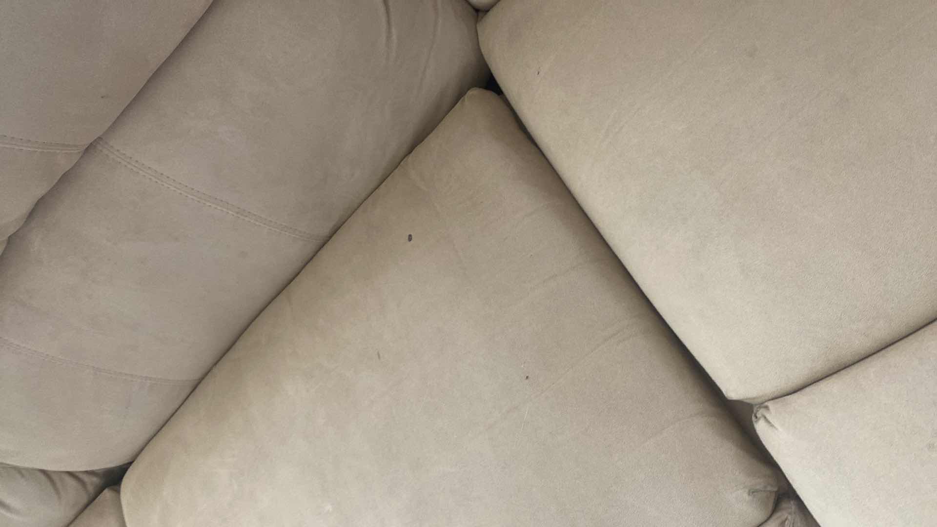 Photo 1 of MICROFIBER SECTIONAL WITH RECLINER ON ONE END & CHAISE ON END 106“ x 140“