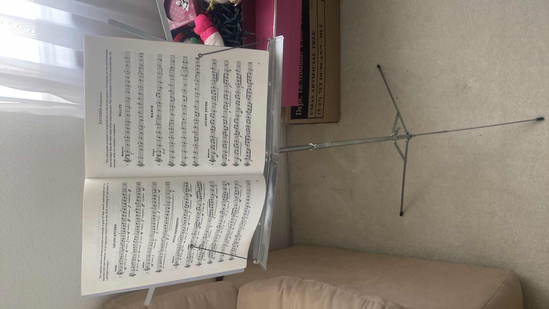 Photo 1 of MUSIC STAND - COLLAPSABLE