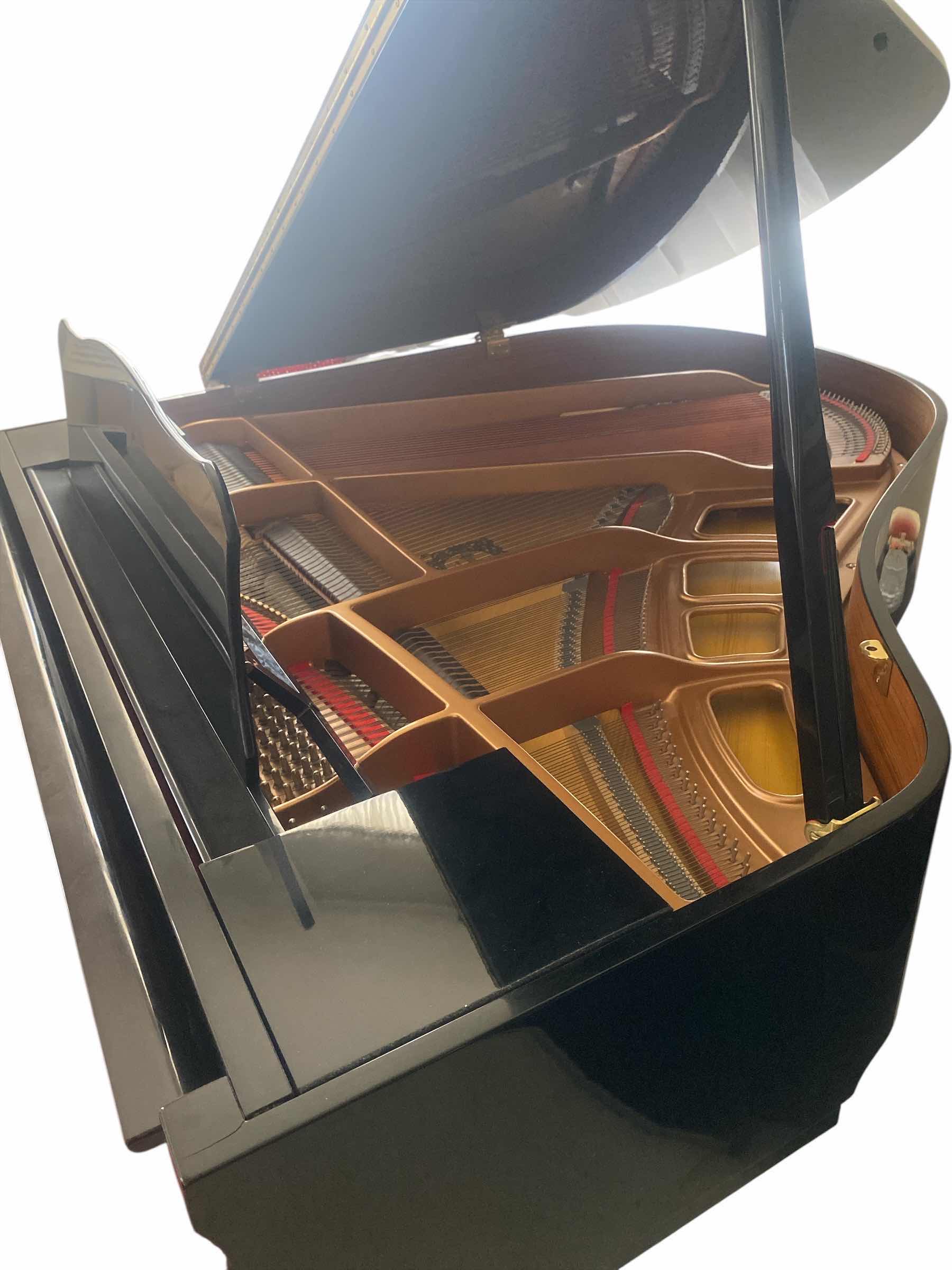 Photo 1 of YAMAHA BABY GRAND PIANO MODEL POLISHED EBONY GP1 PE WITH BENCH & KEYS DUST COVER 5’ 3” X 56” H37” Original Price $9200 