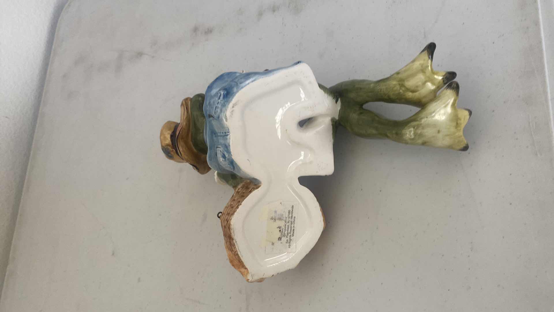Photo 1 of CERAMIC SHELF FROG FIGURINE H11”
