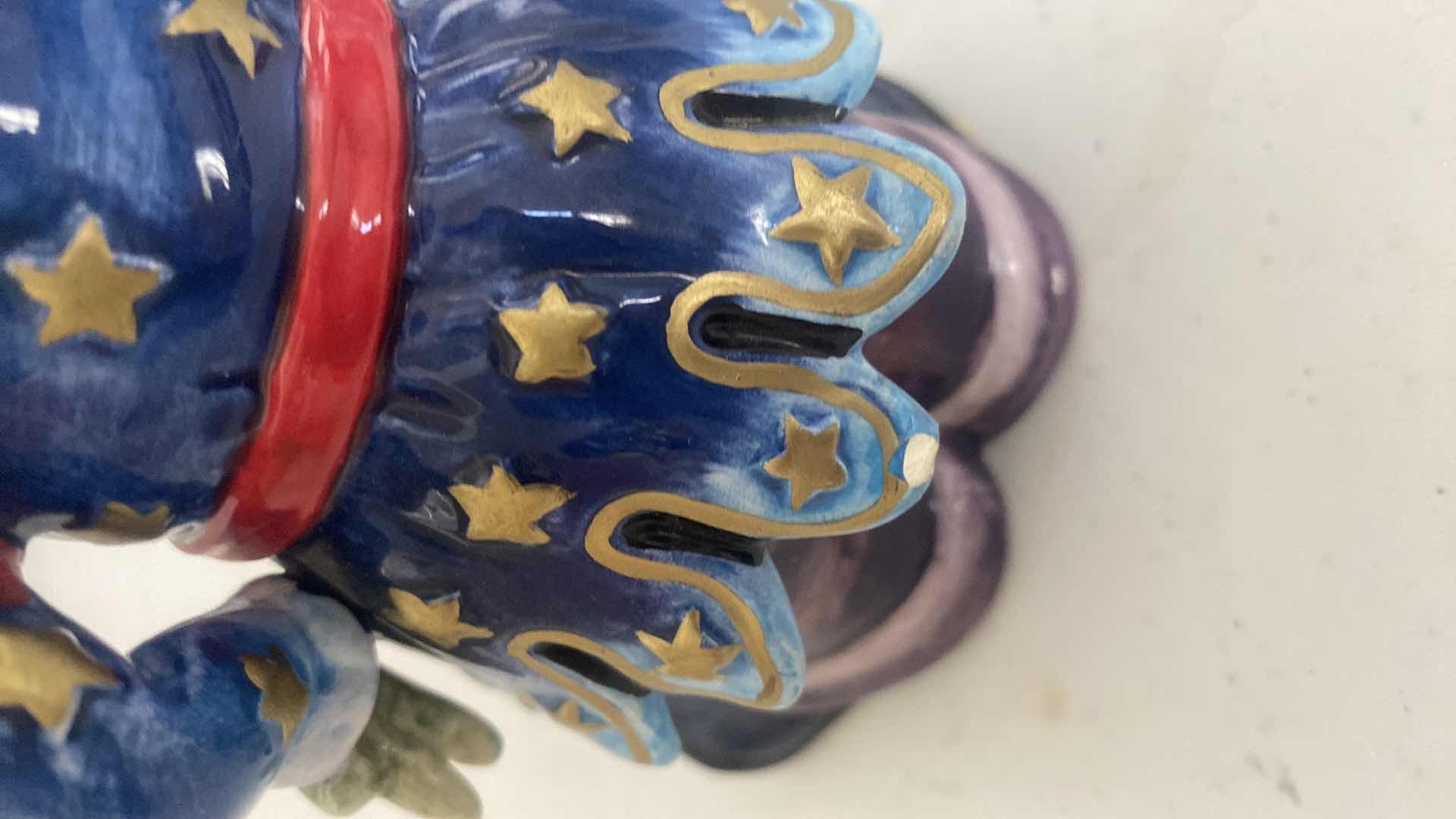 Photo 1 of PAIR OF CERAMIC FROGS LARGEST 8” x 6 1/2”