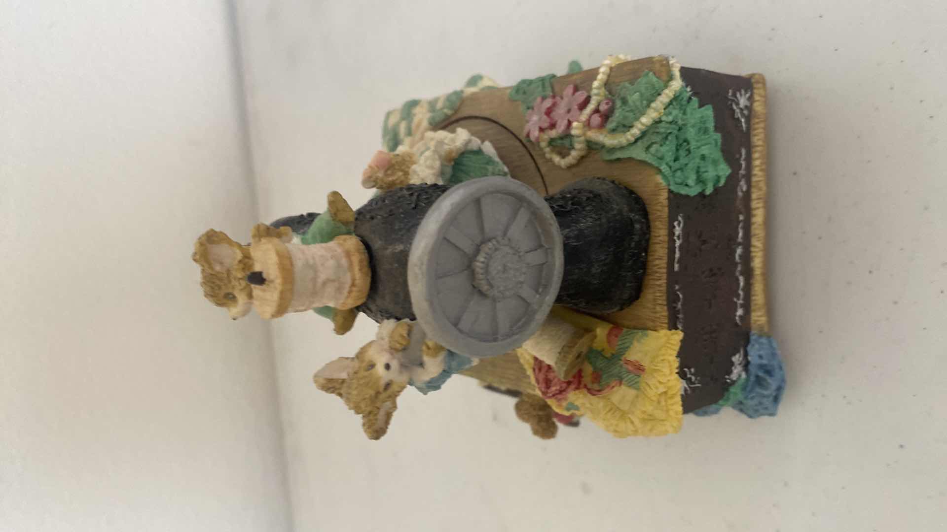 Photo 1 of SEWING MUSIC BOX PLAYS WHISTLE WHILE YOU WORK & HOUSE LARGEST 5” x 6”