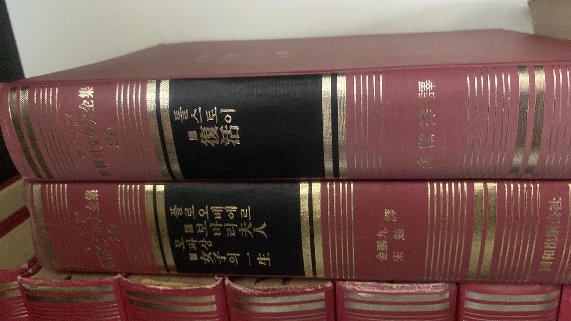 Photo 1 of 22 VOLUMES KOREAN CLASSIC WORLD LITERATURE INCLUDING WORKS BY THOMAS MANN, HOMER, SARTE & MORE