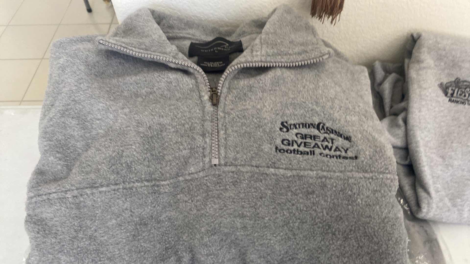 Photo 1 of 9 - MENS CASINO GIVE AWAY SHIRTS & JACKETS SIZES LARGE & X-LARGE