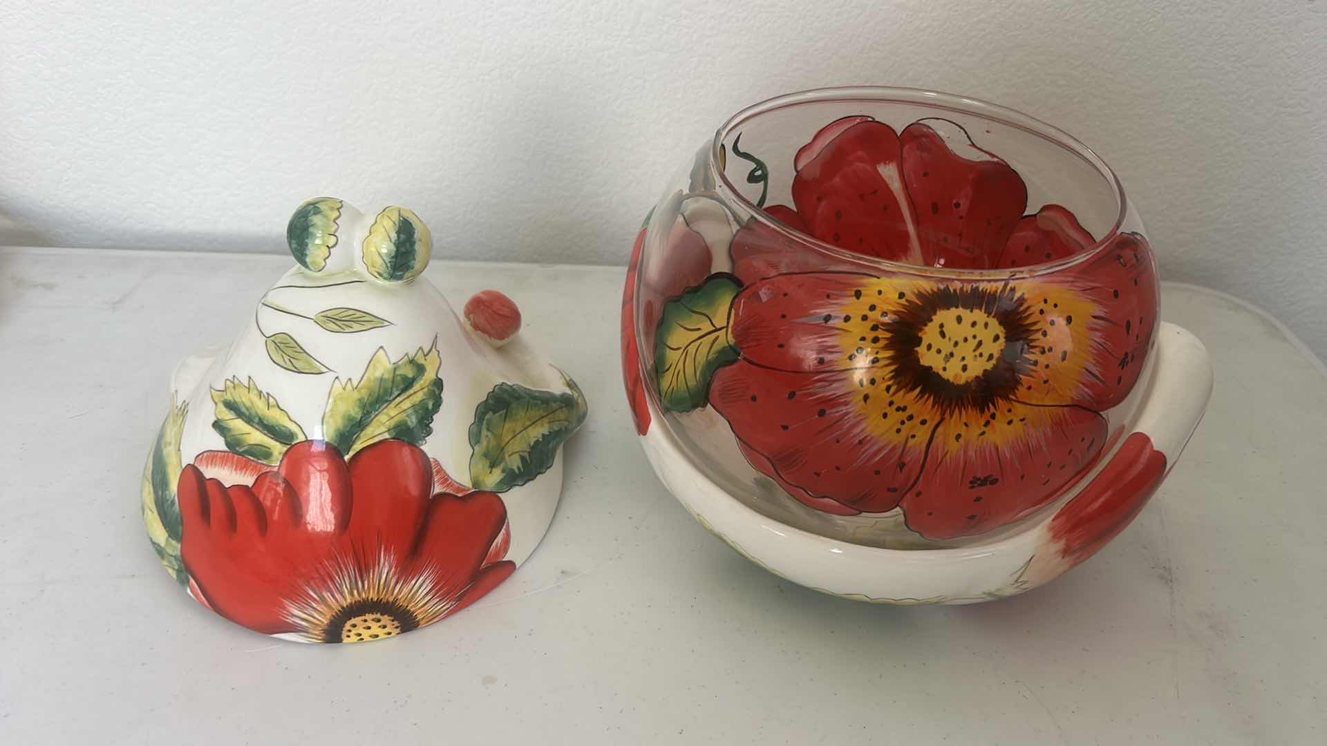 Photo 1 of FROG CANISTER / COOKIE JAR H11”