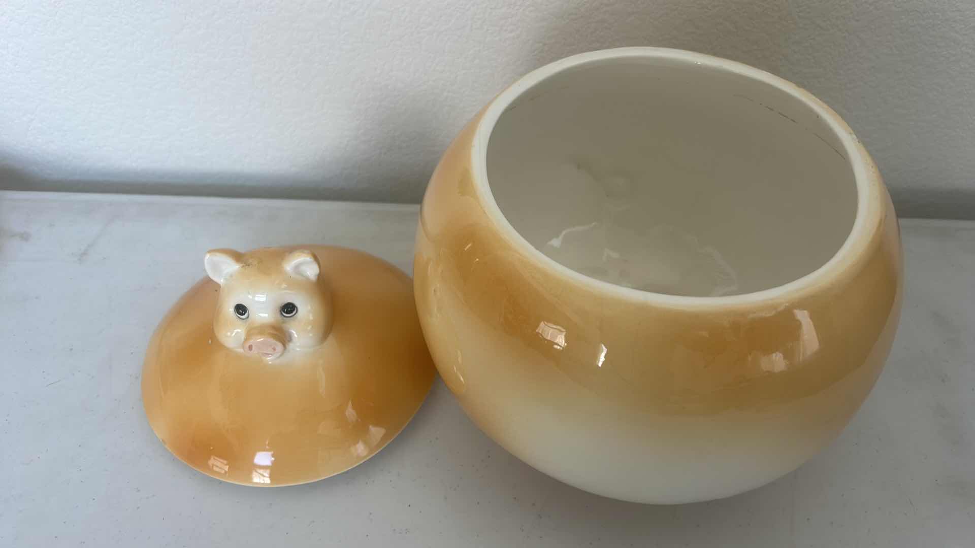 Photo 1 of PIG CANISTER / COOKIE JAR H10”
